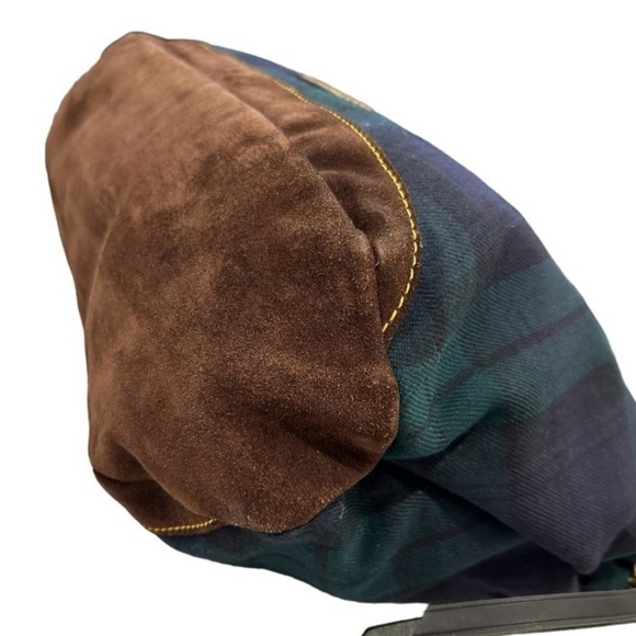 EUC!  Dooney & Bourke Women's Tartan Victoria Tote Bag Green/Blue Plaid - Picture 10 of 15